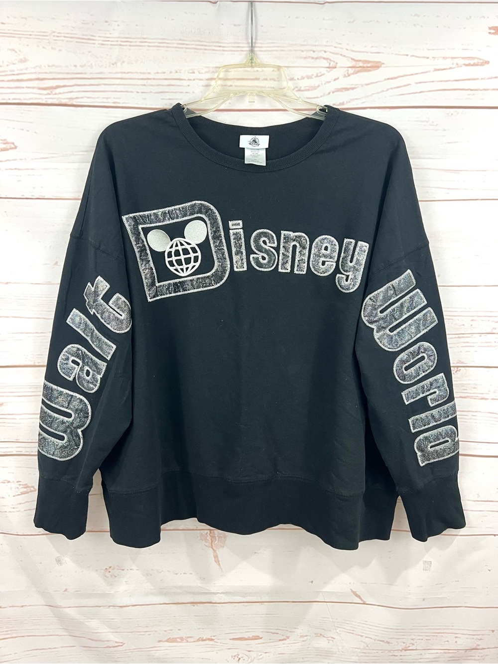Walt Disney World Glitter Pullover Sweatshirt Spirit Jersey Disney Parks - Picture 3 of 12